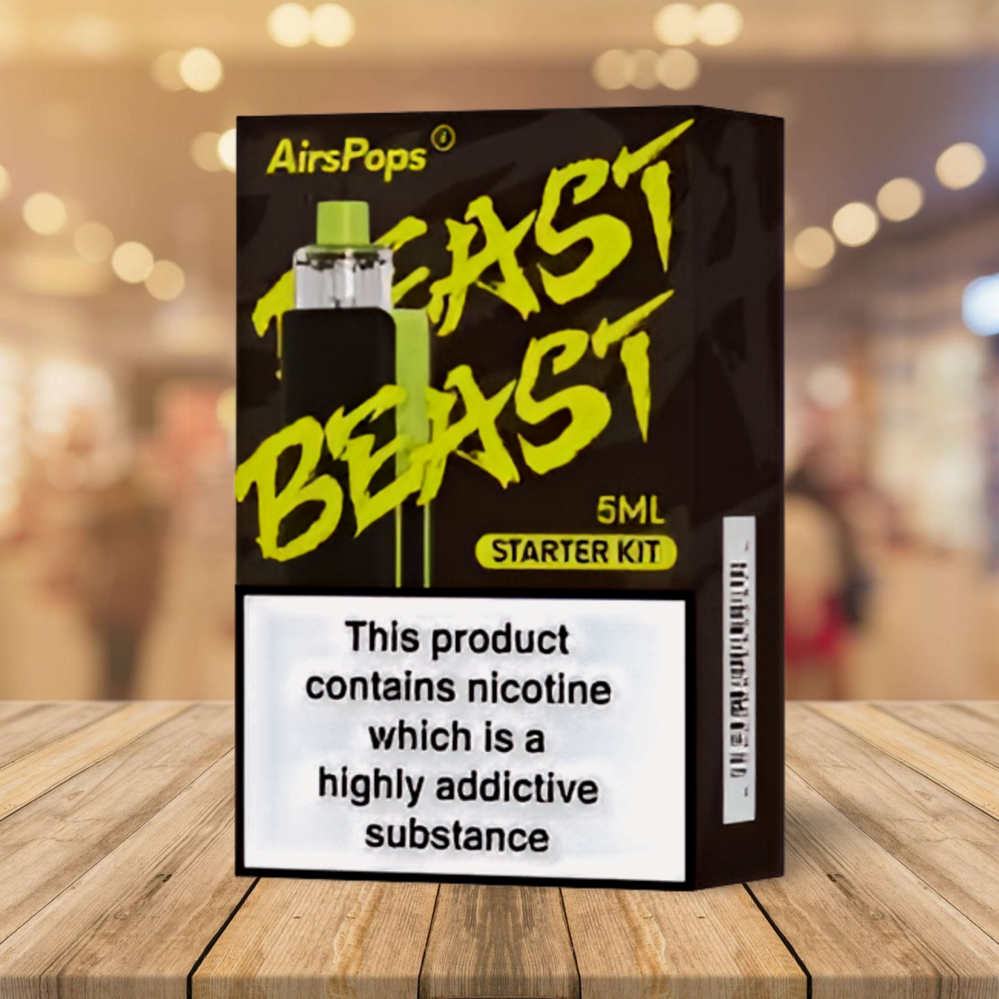 AirsPops Beast Starter Kit 5ml Tank 0.4ohm