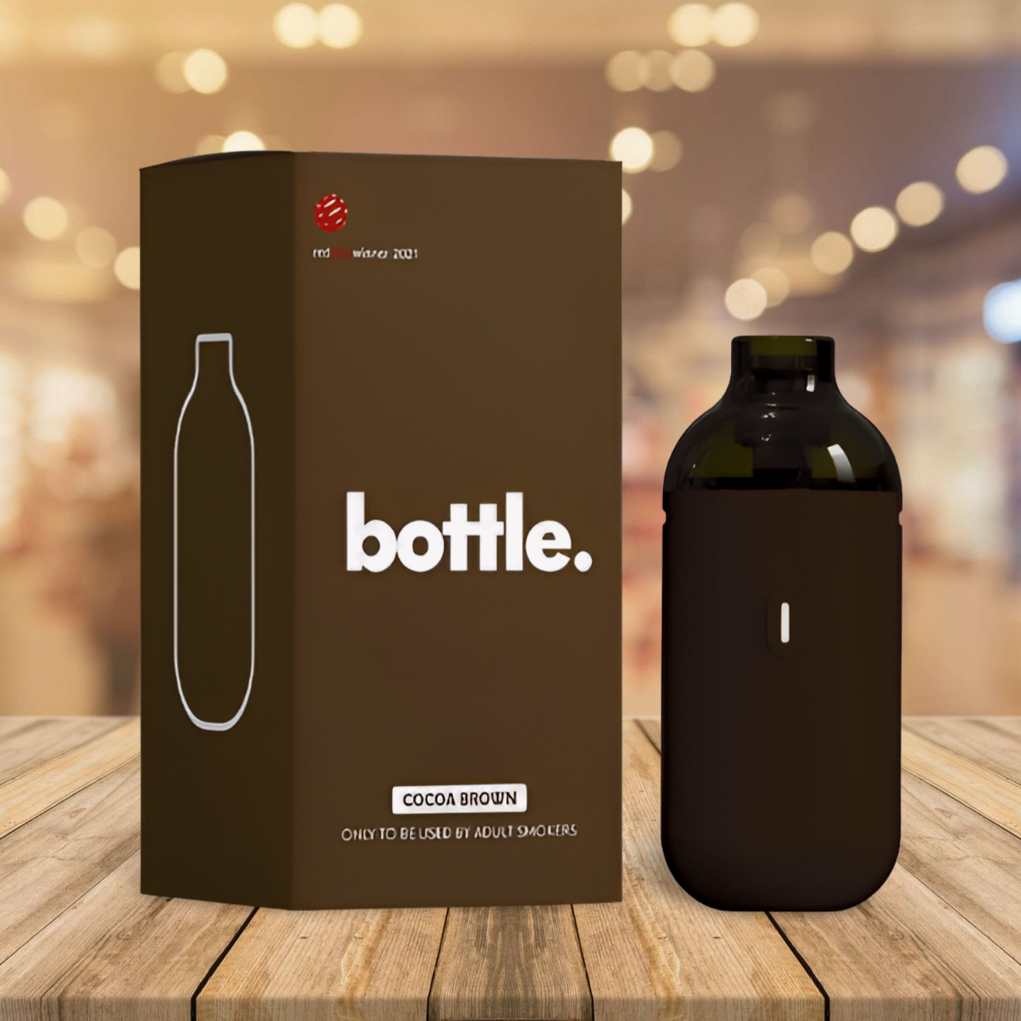 AirsPops Bottle Set 1200mAh Cocoa Brown