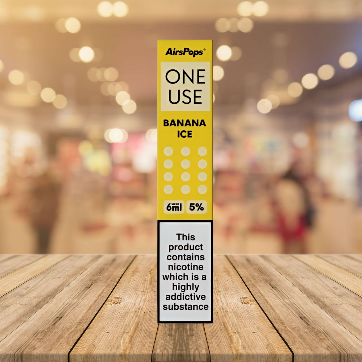 AirsPops One Use 3ml - Banana Ice