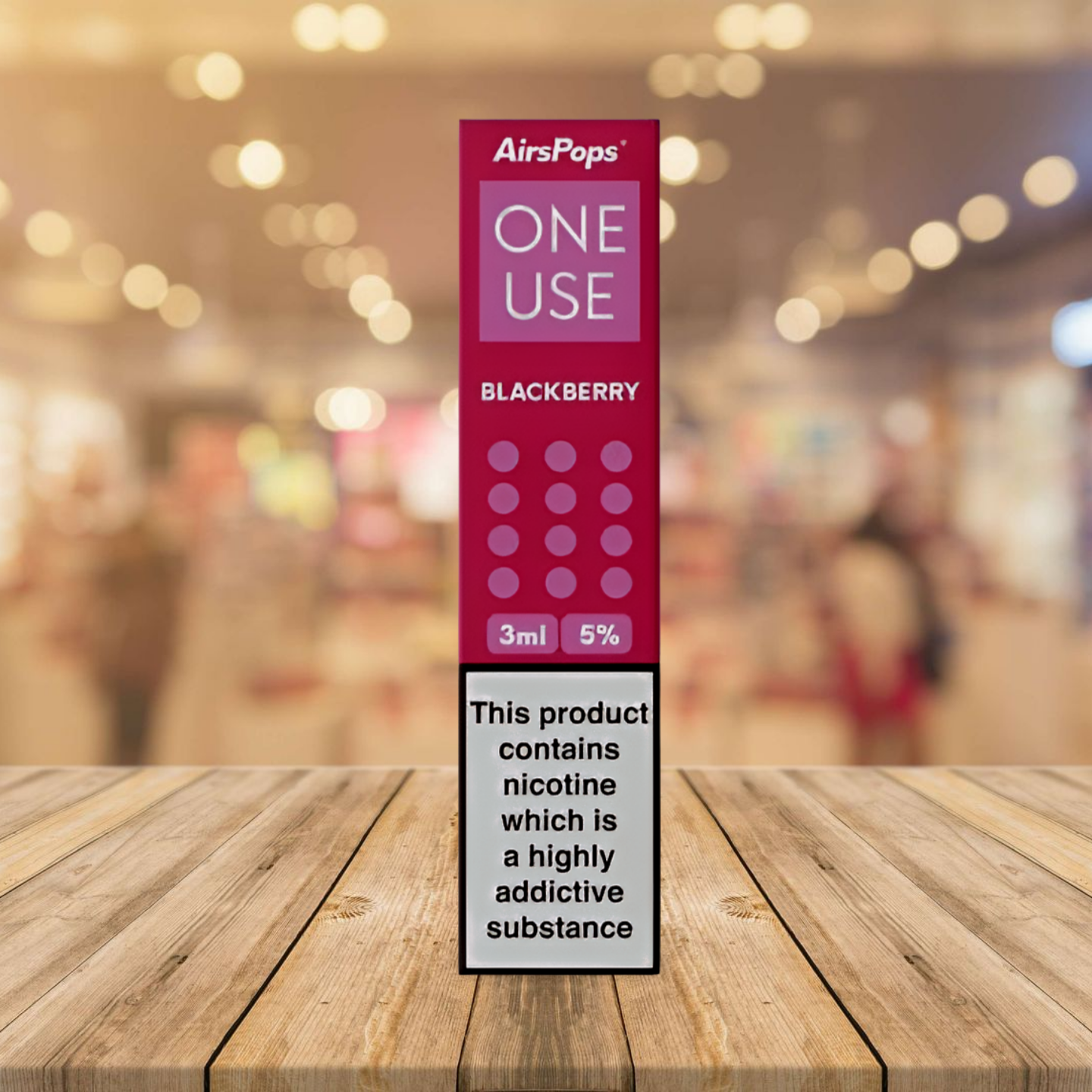 AirsPops One Use 3ml - Blackberry