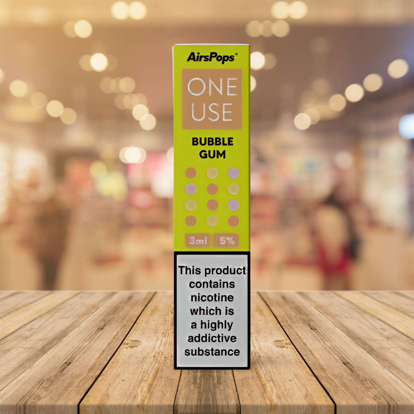 AirsPops One Use 3ml - Bubblegum