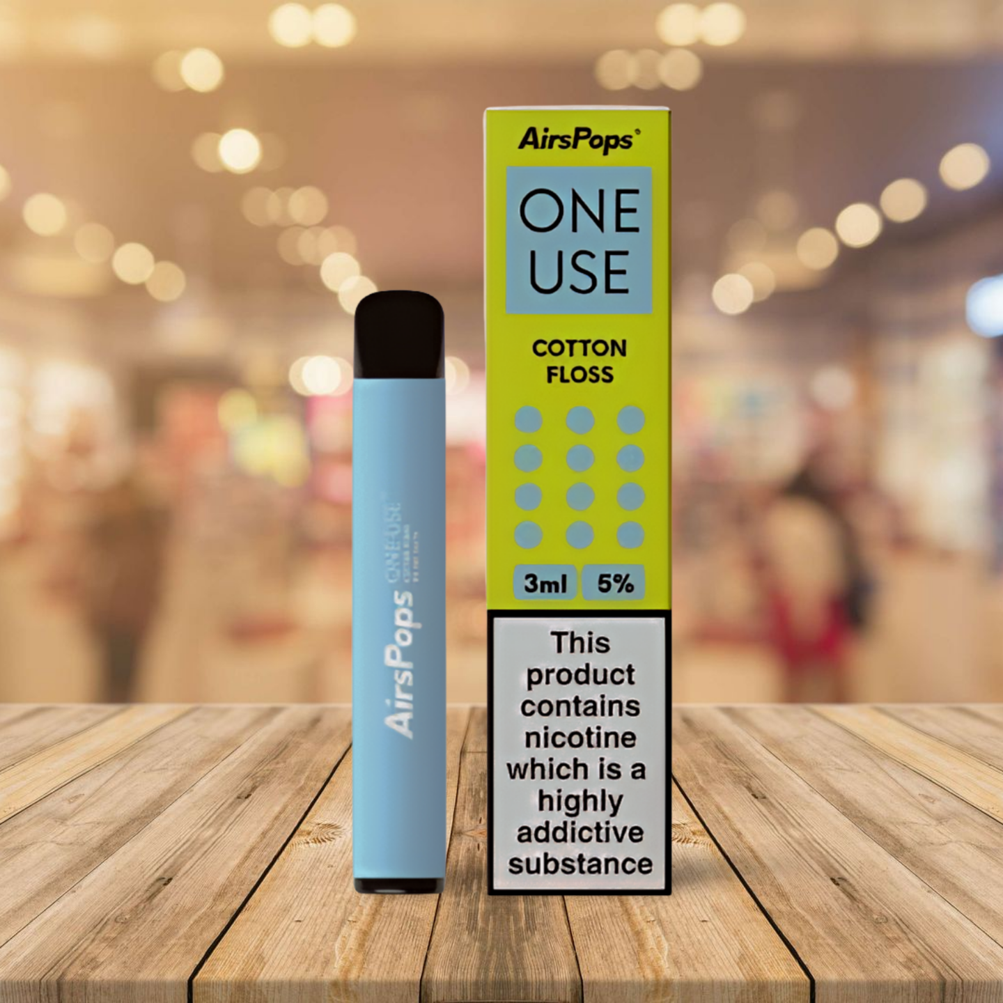 AirsPops One Use 3ml - Cotton Floss