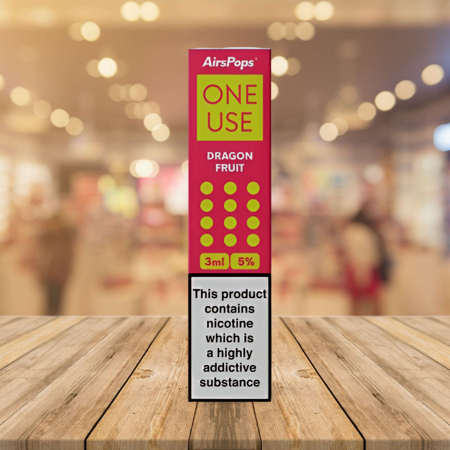 AirsPops One Use 3ml - Dragon Fruit