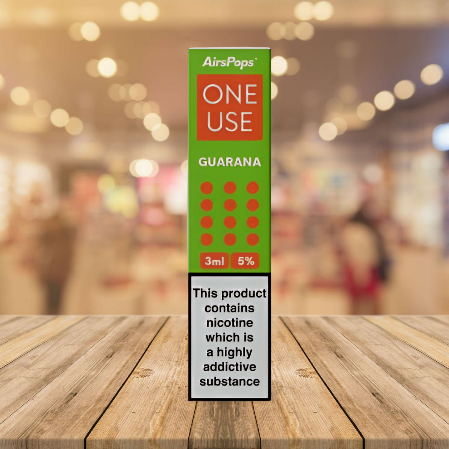 AirsPops One Use 3ml - Guarana