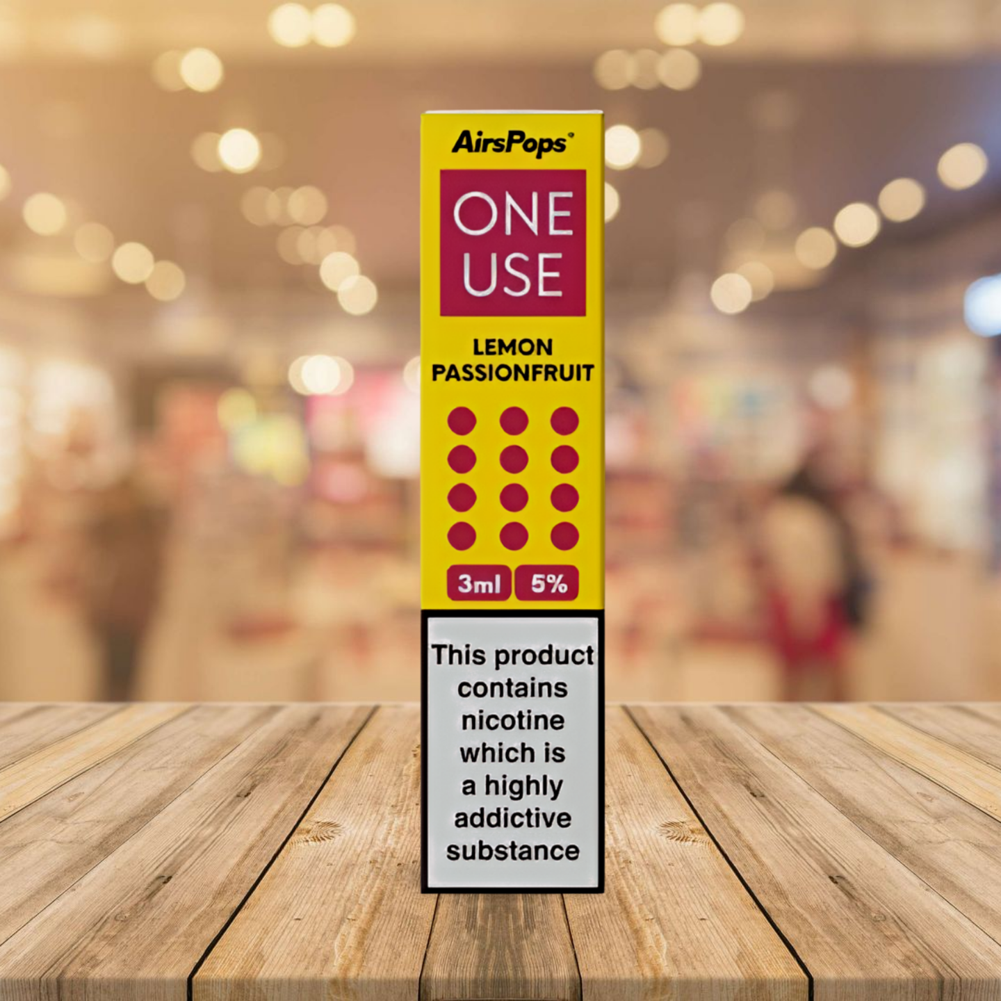 AirsPops One Use 3ml - Lemon Passionfruit