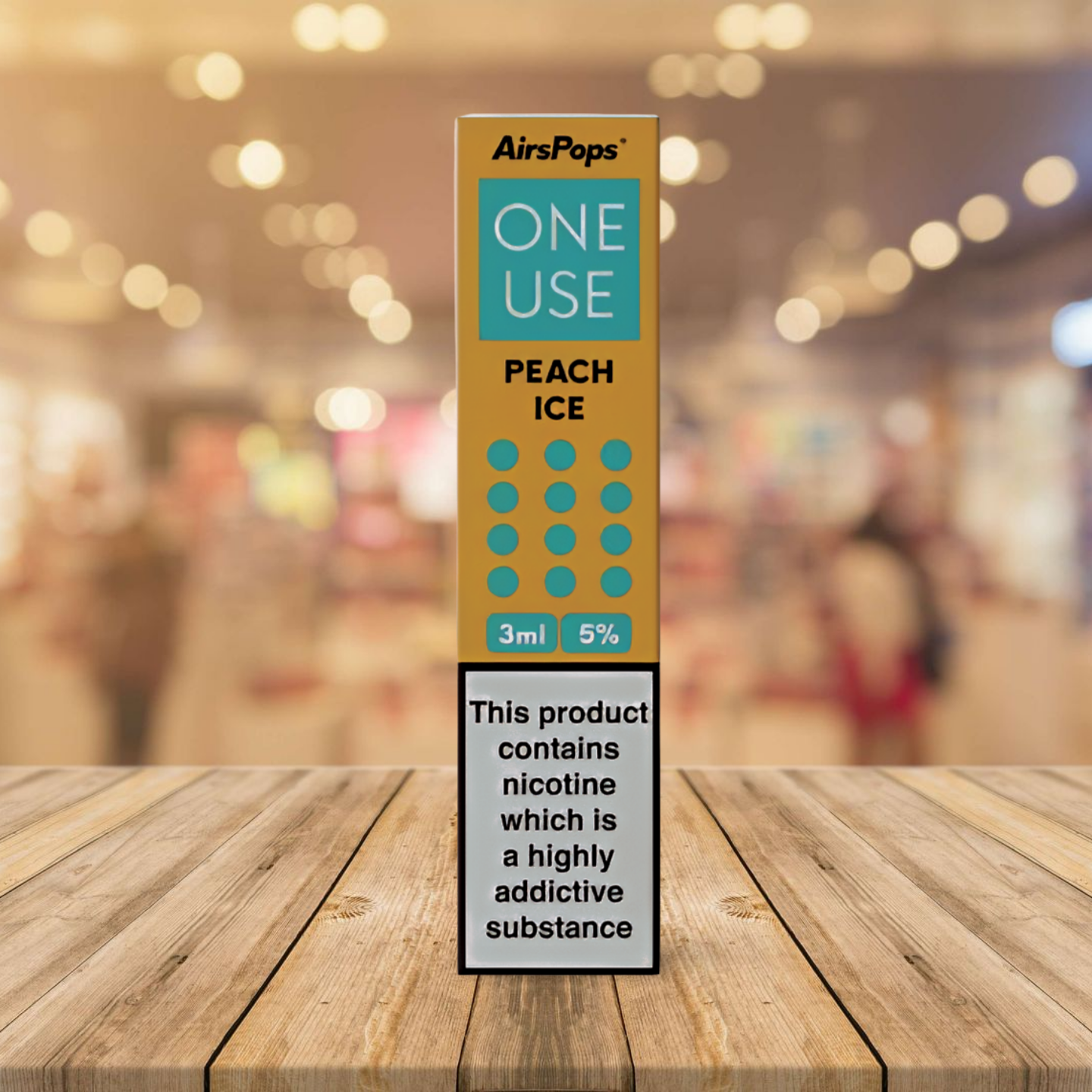 AirsPops One Use 3ml - Peach Ice