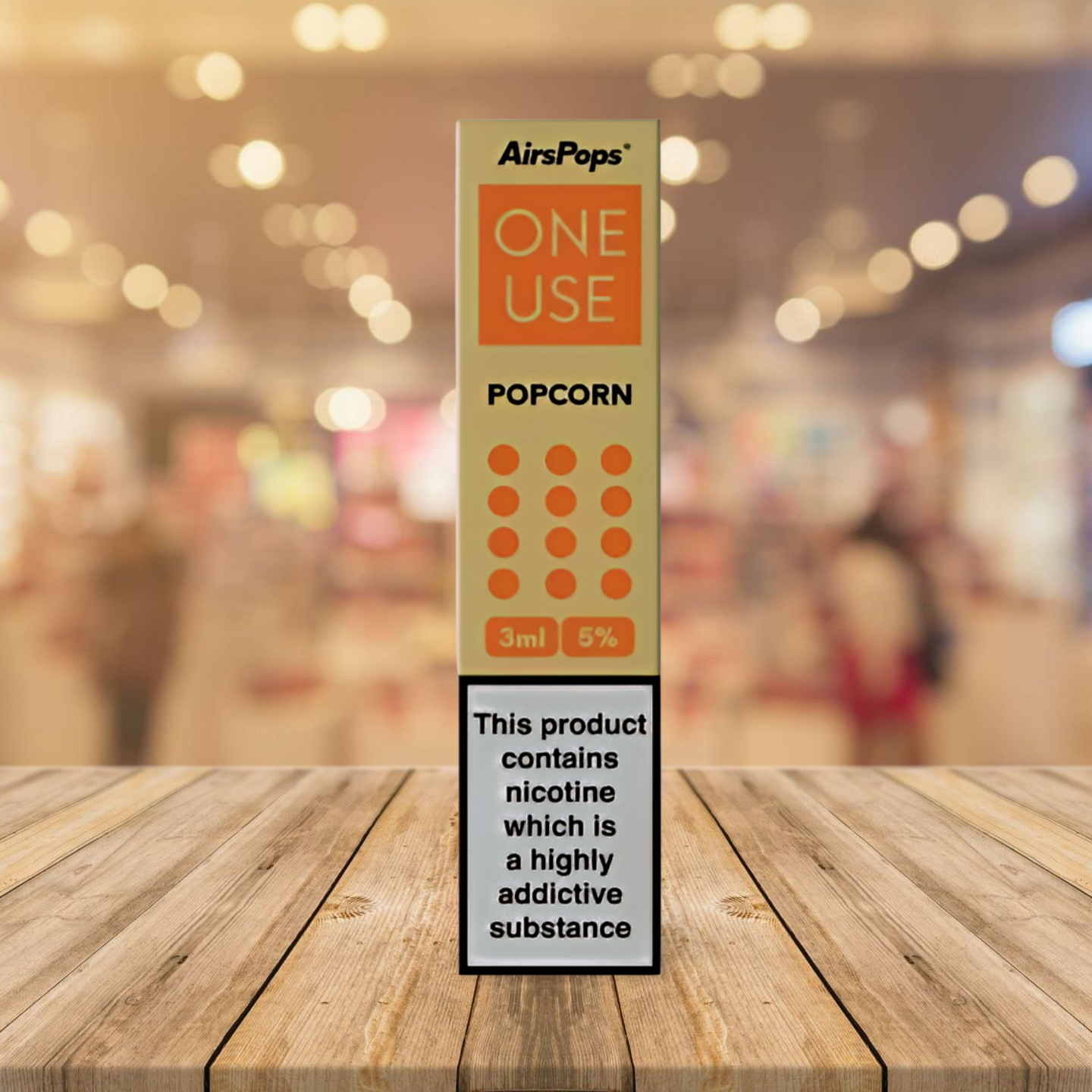 AirsPops One Use 3ml - Popcorn