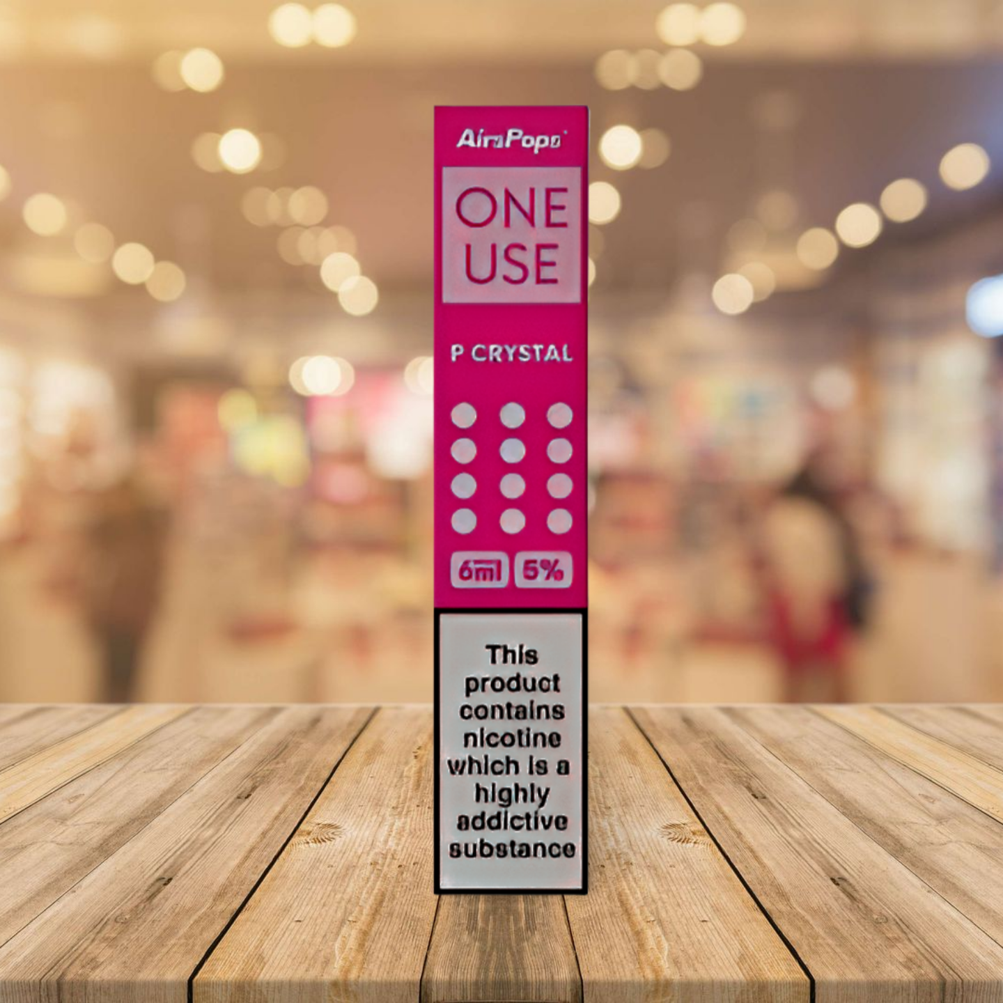 AirsPops One Use 6ml - P Crystal