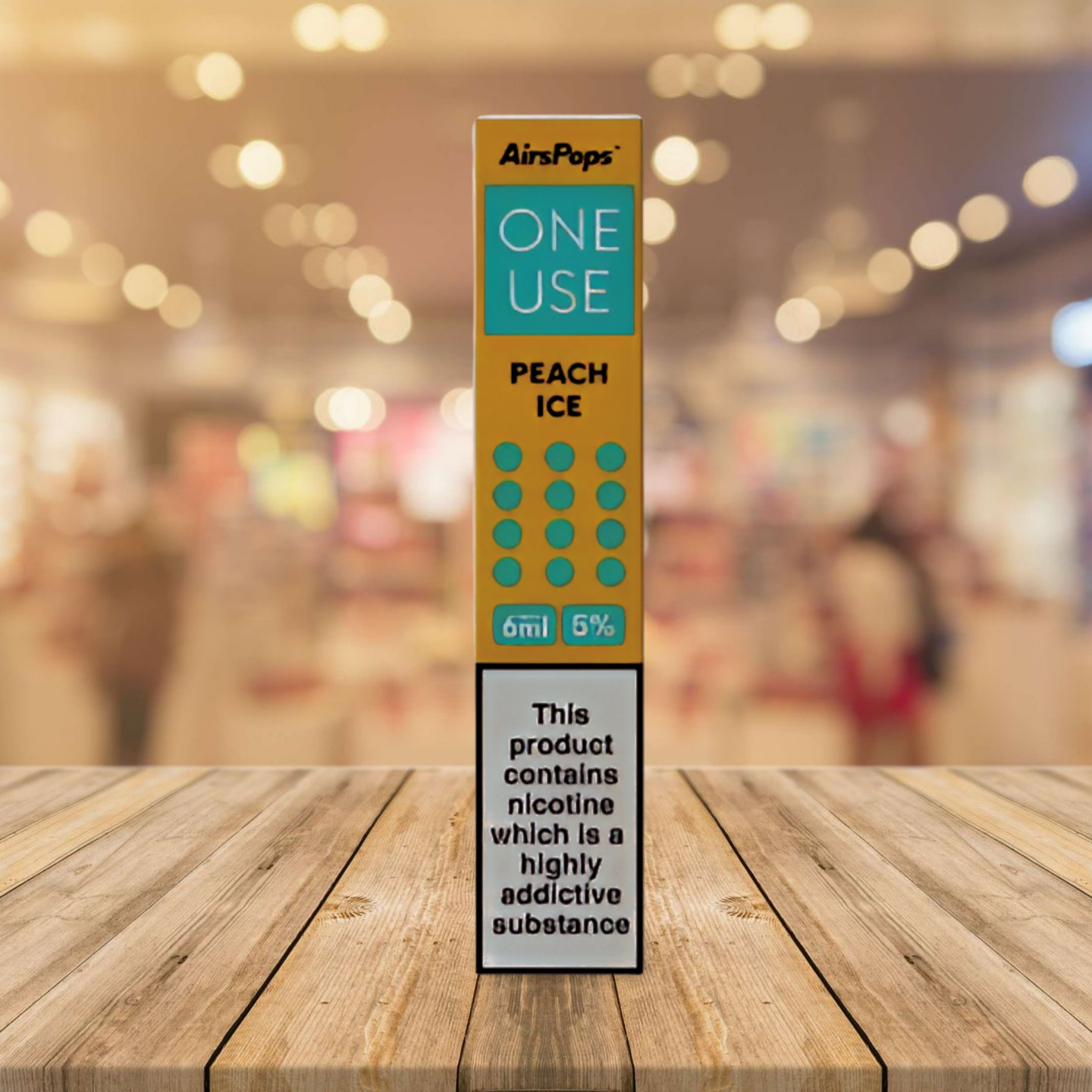 AirsPops One Use 6ml - Peach Ice