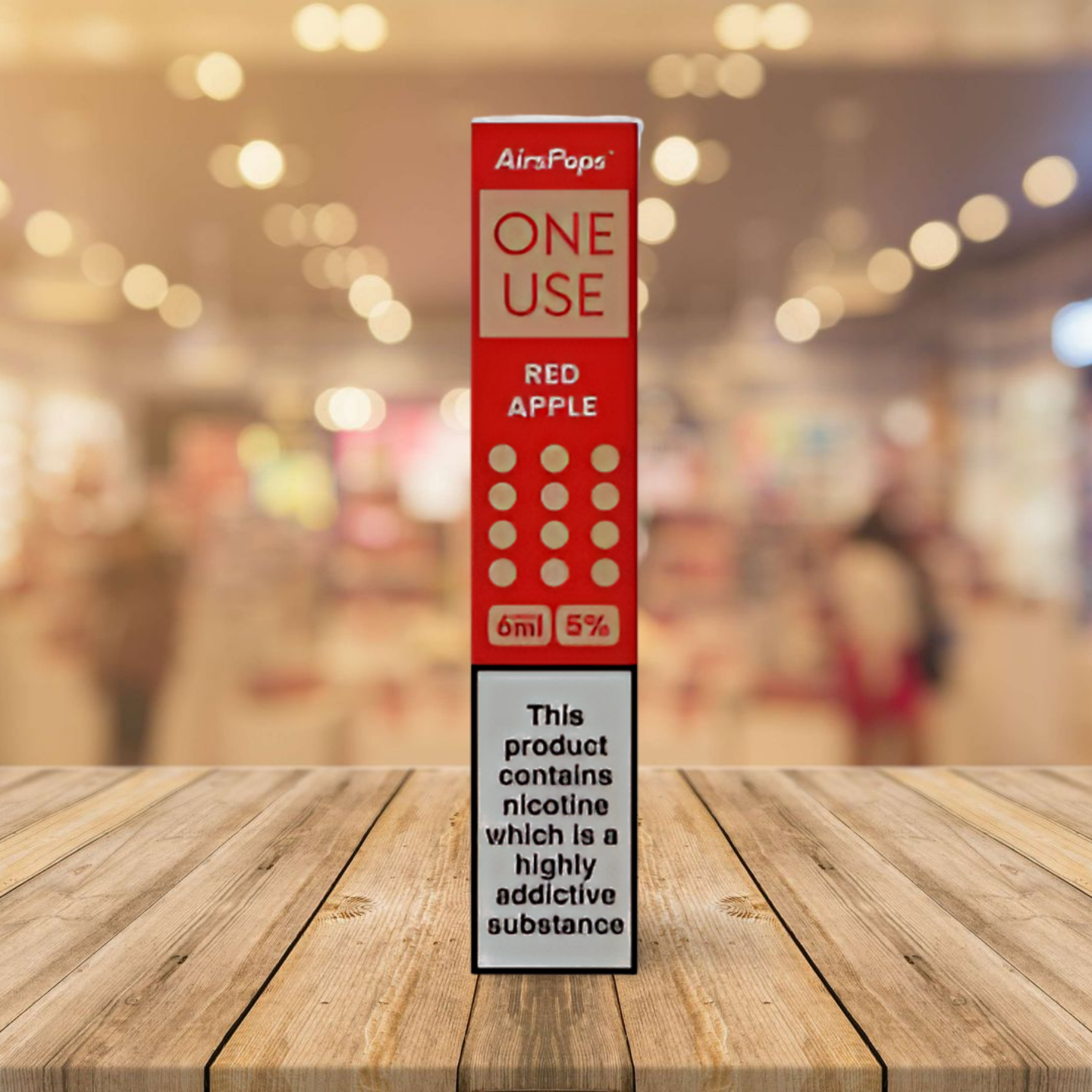 AirsPops One Use 6ml - Red Apple