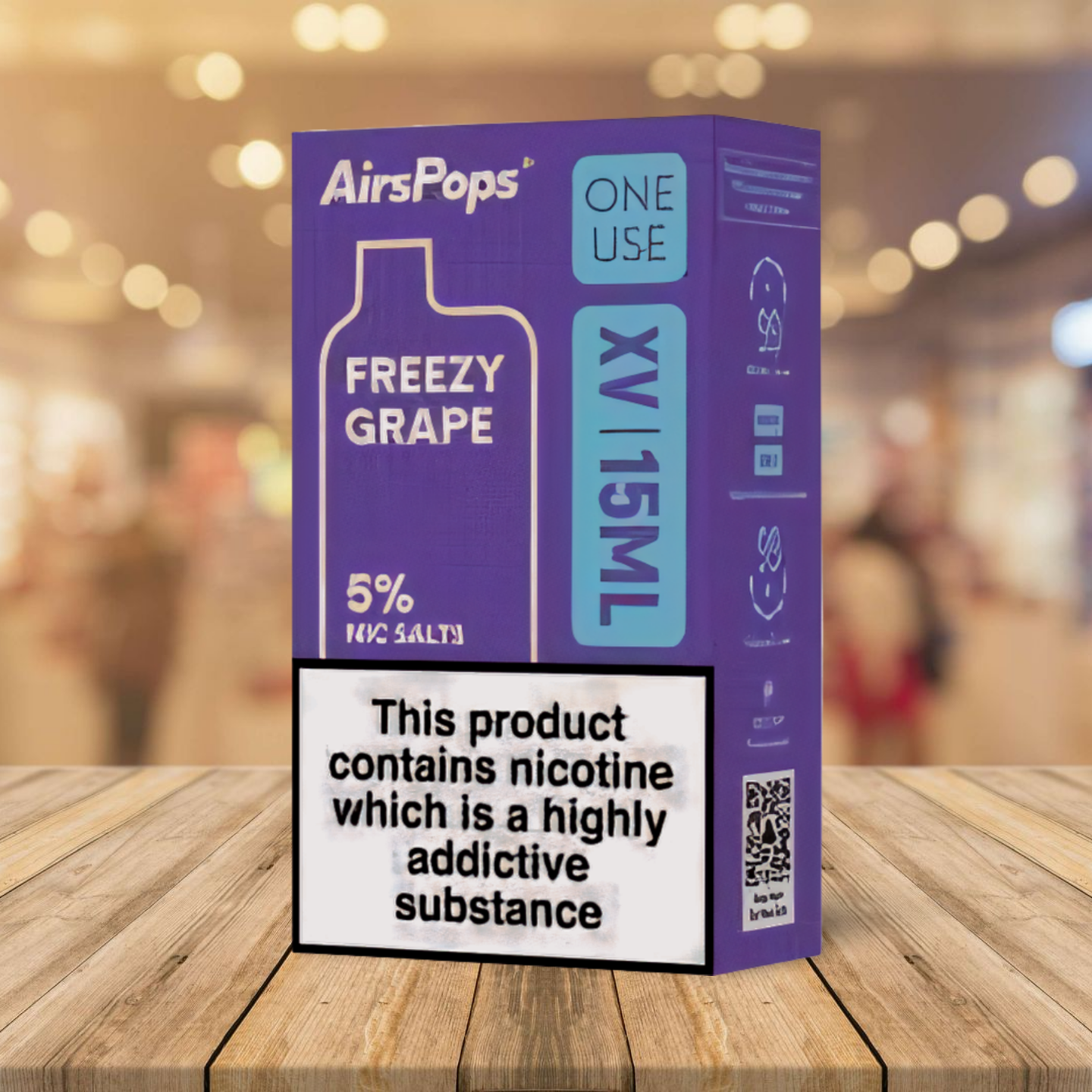AirsPops One Use XV 15ml - Freezy Grape