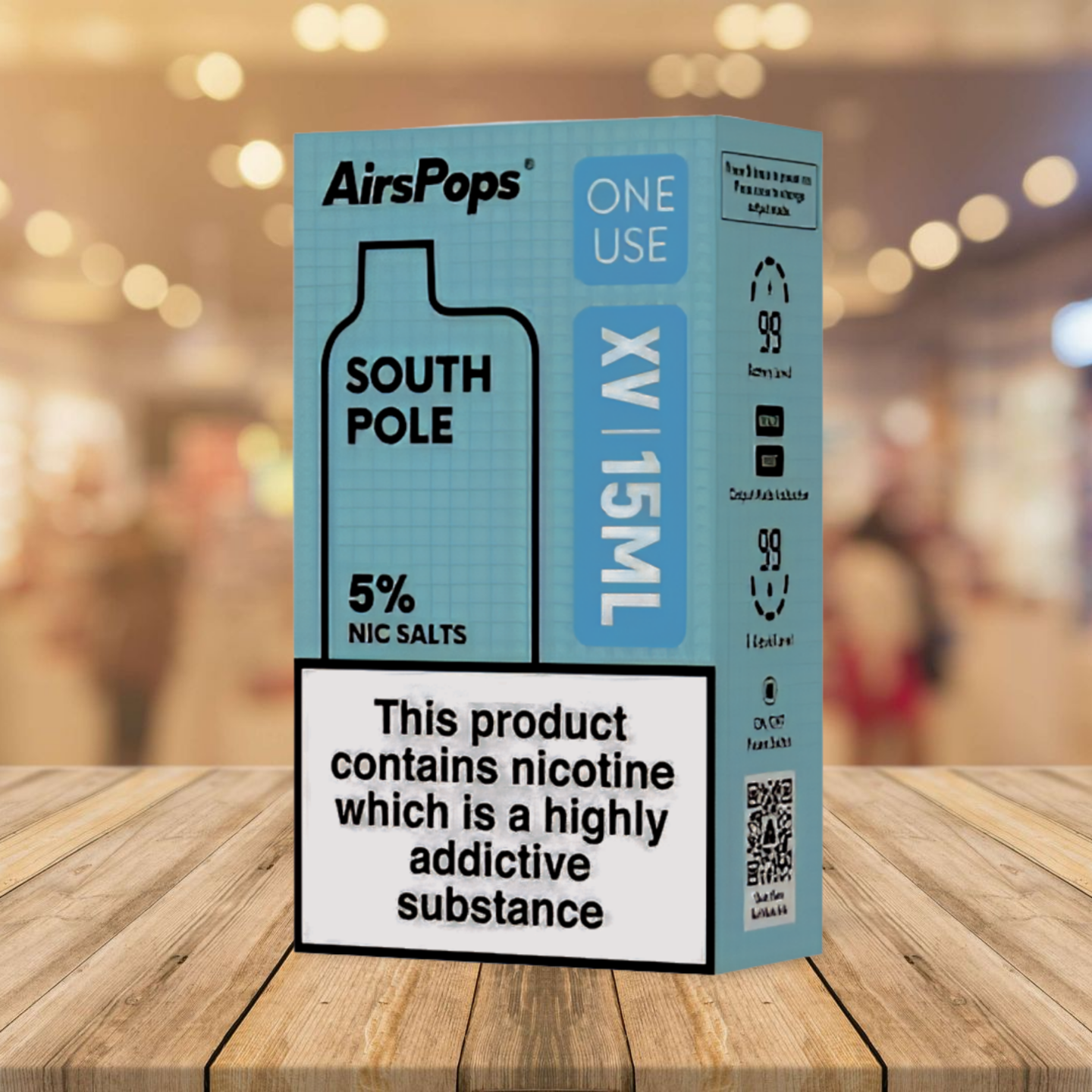 AirsPops One Use XV 15ml - South Pole