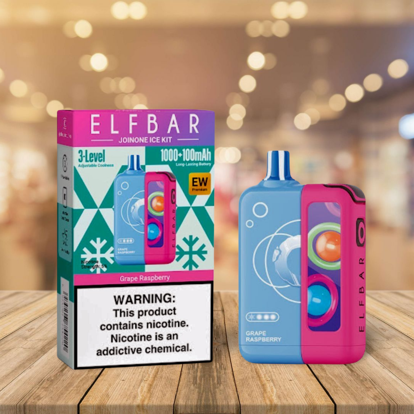 Elfbar EW16k Kit - Grape Raspberry