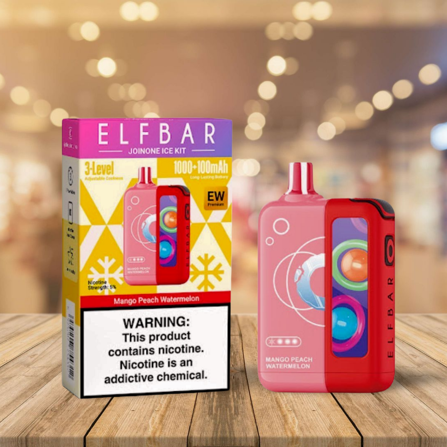 Elfbar EW16k Kit - Mango Peach Watermelon