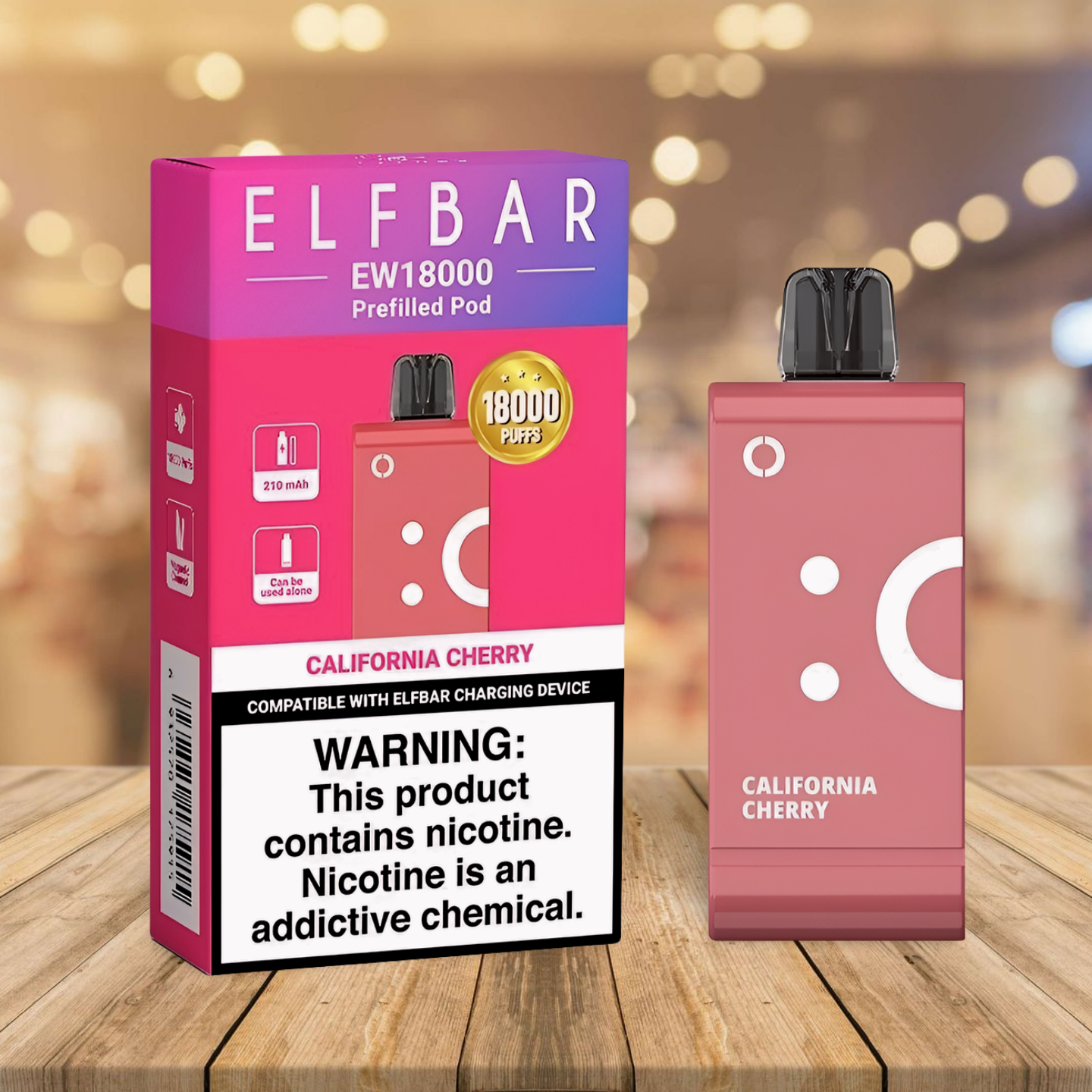 Elfbar EW18k Pod - California Cherry