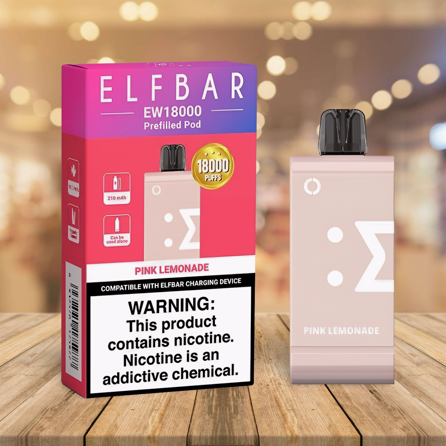 Elfbar EW18k Pod - Pink Lemonade