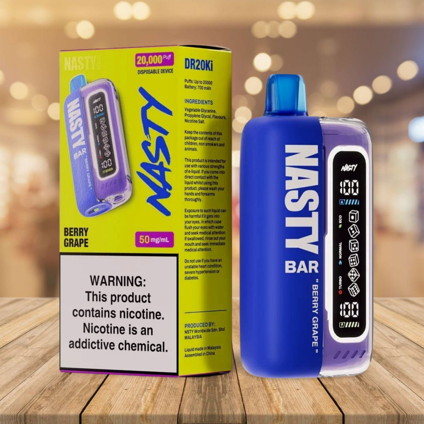 Nasty Bar 20k - Berry Grape