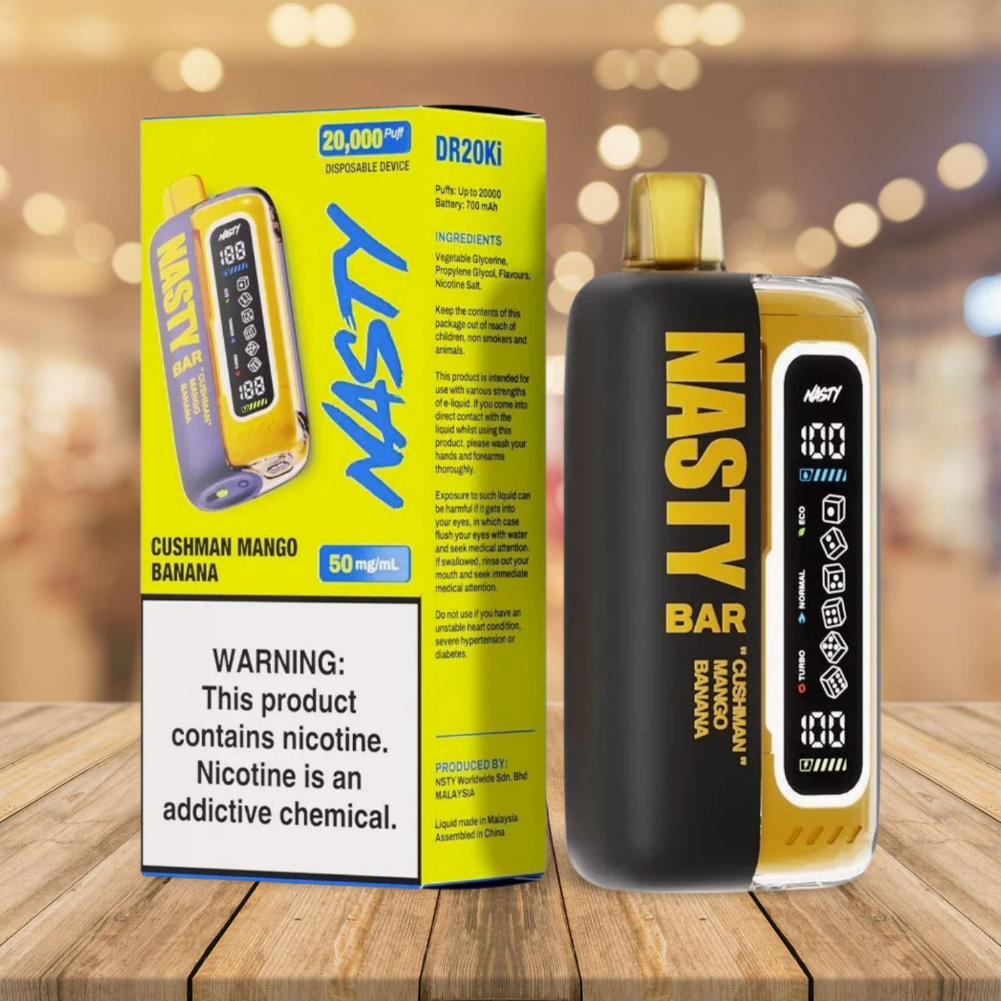 Nasty Bar 20k - Cushman Mango Banana