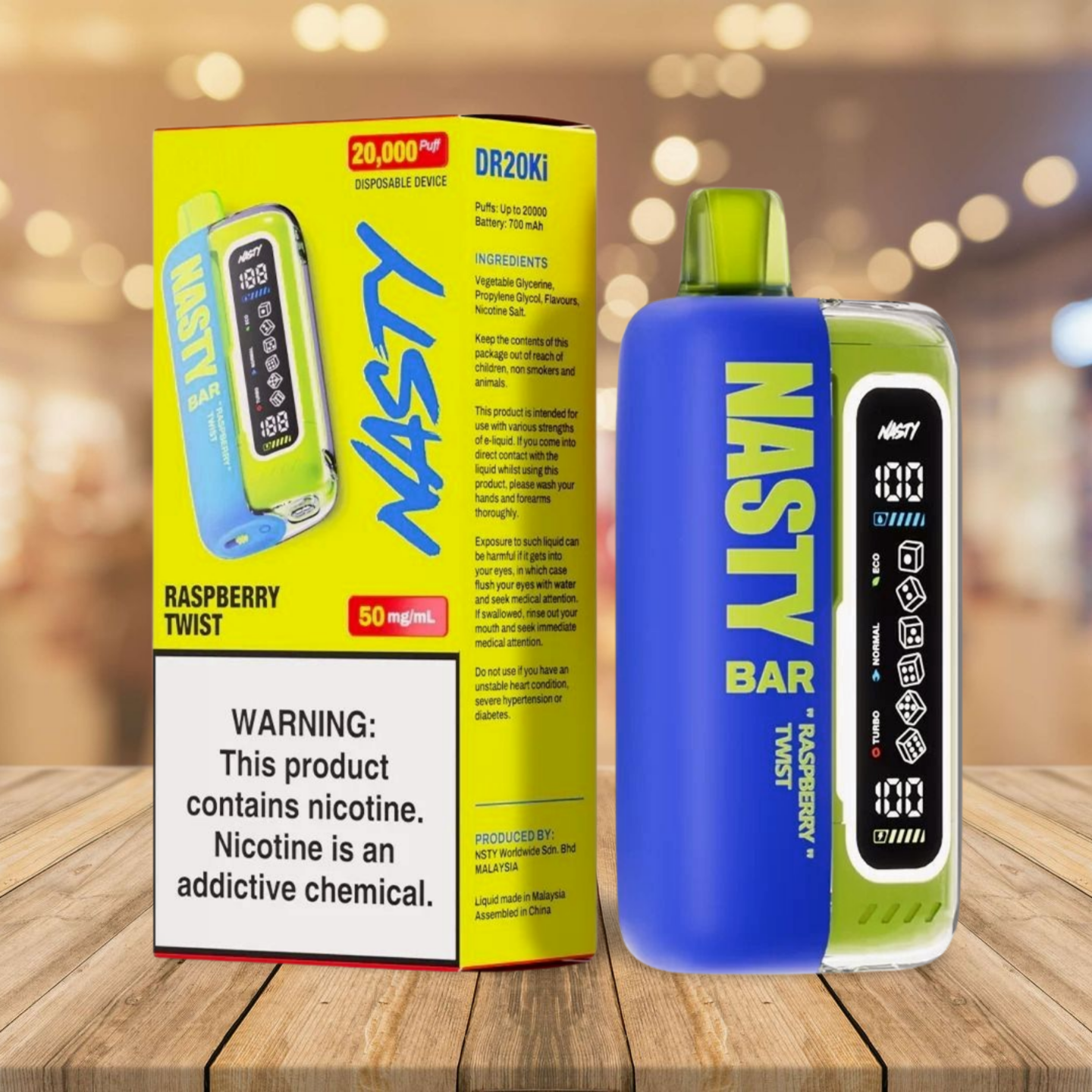 Nasty Bar 20k - Raspberry Twist