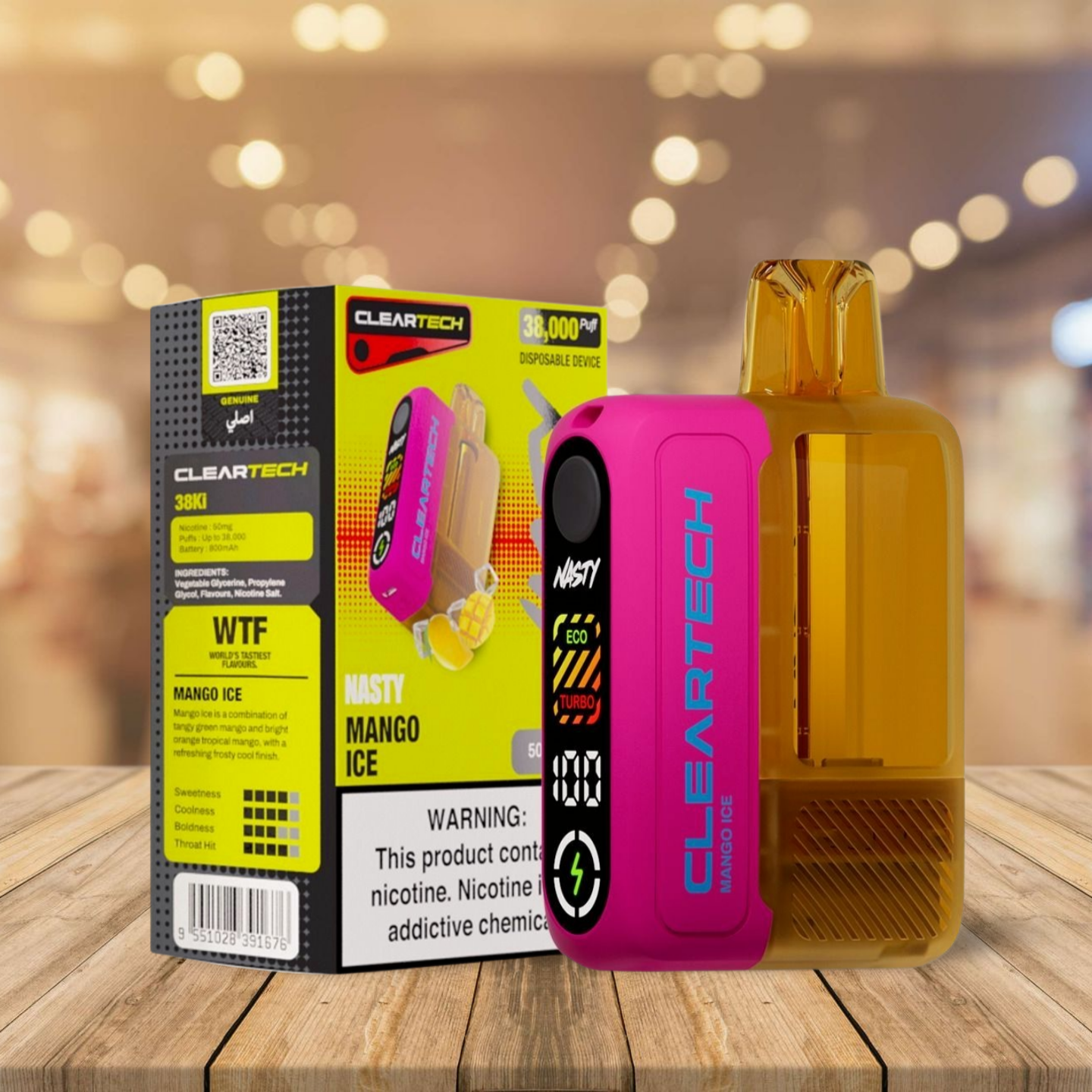 Nasty Cleartech 38k - Mango Ice