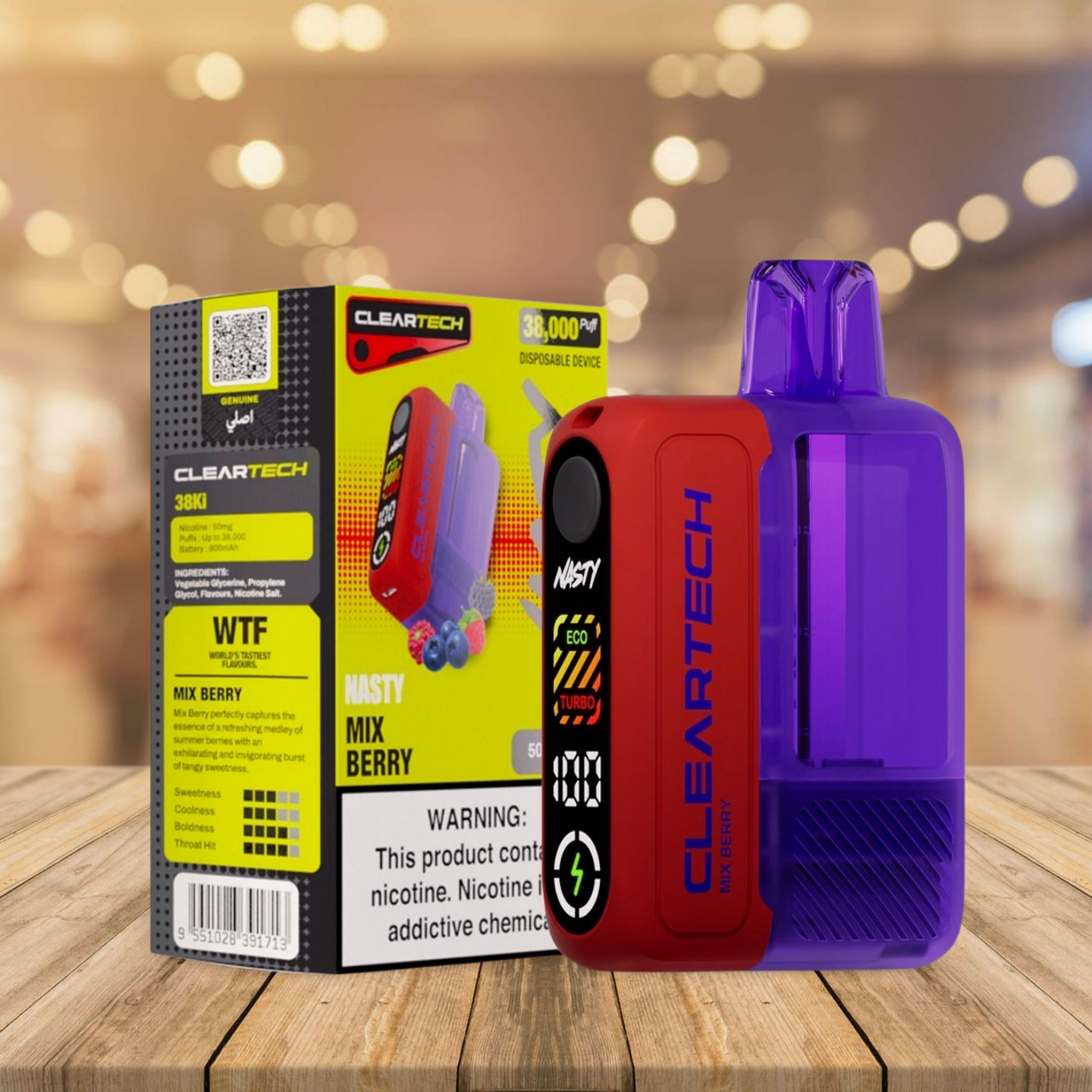 Nasty Cleartech 38k - Mixed Berry