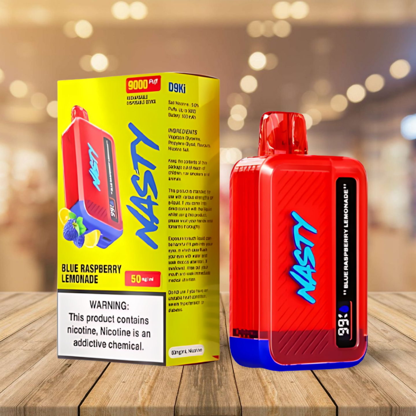 Nasty D9k - Blue Raspberry Lemonade