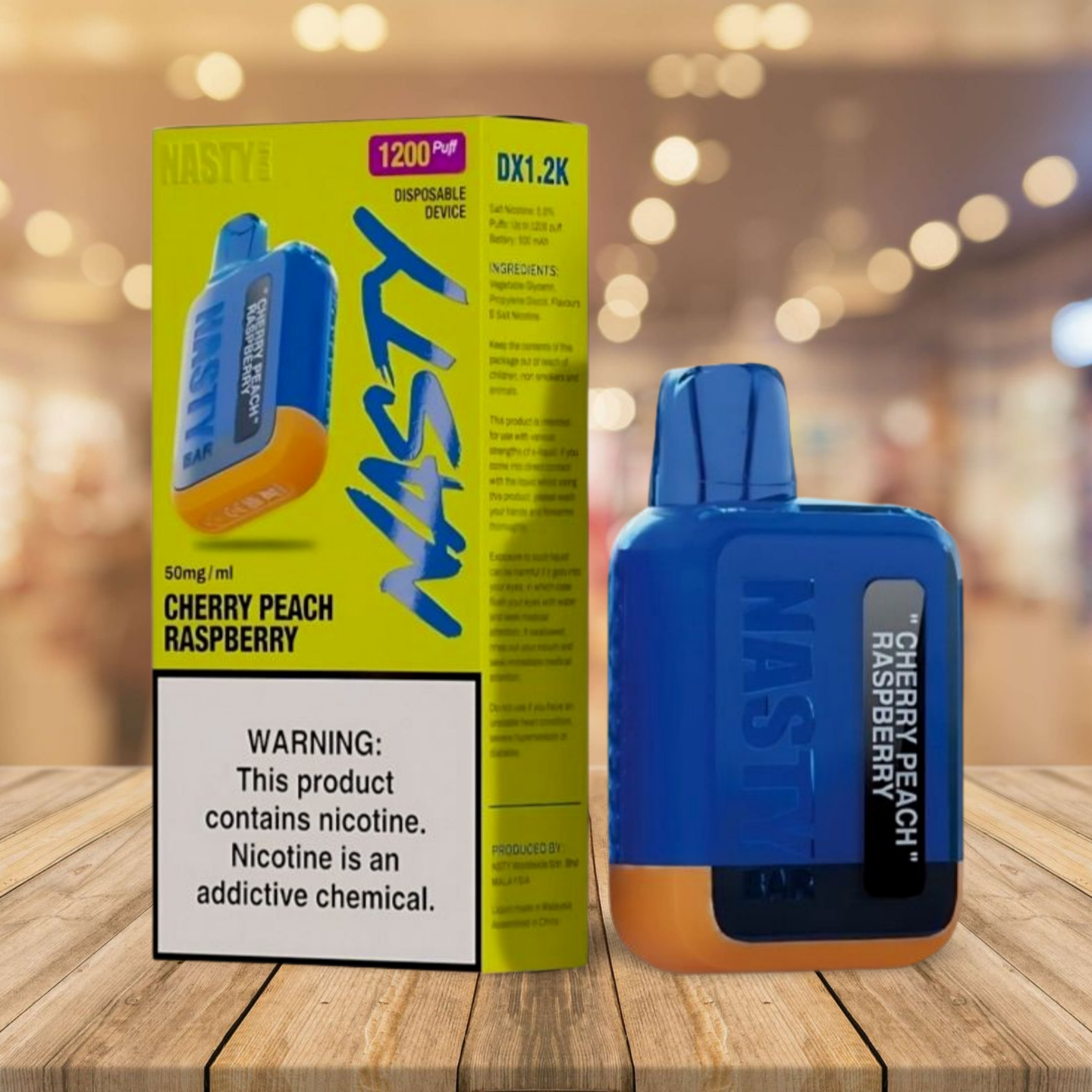 Nasty Bar 1.2k - Cherry Peach Raspberry