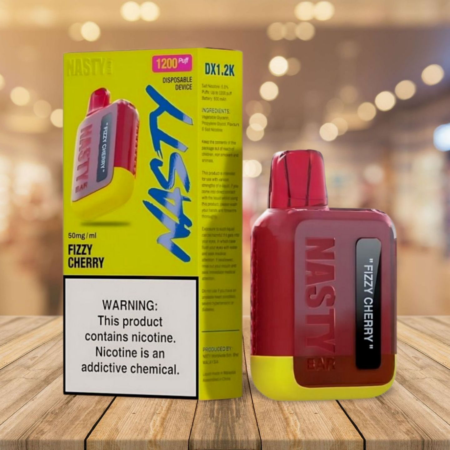 Nasty Bar 1.2k - Fizzy Cherry