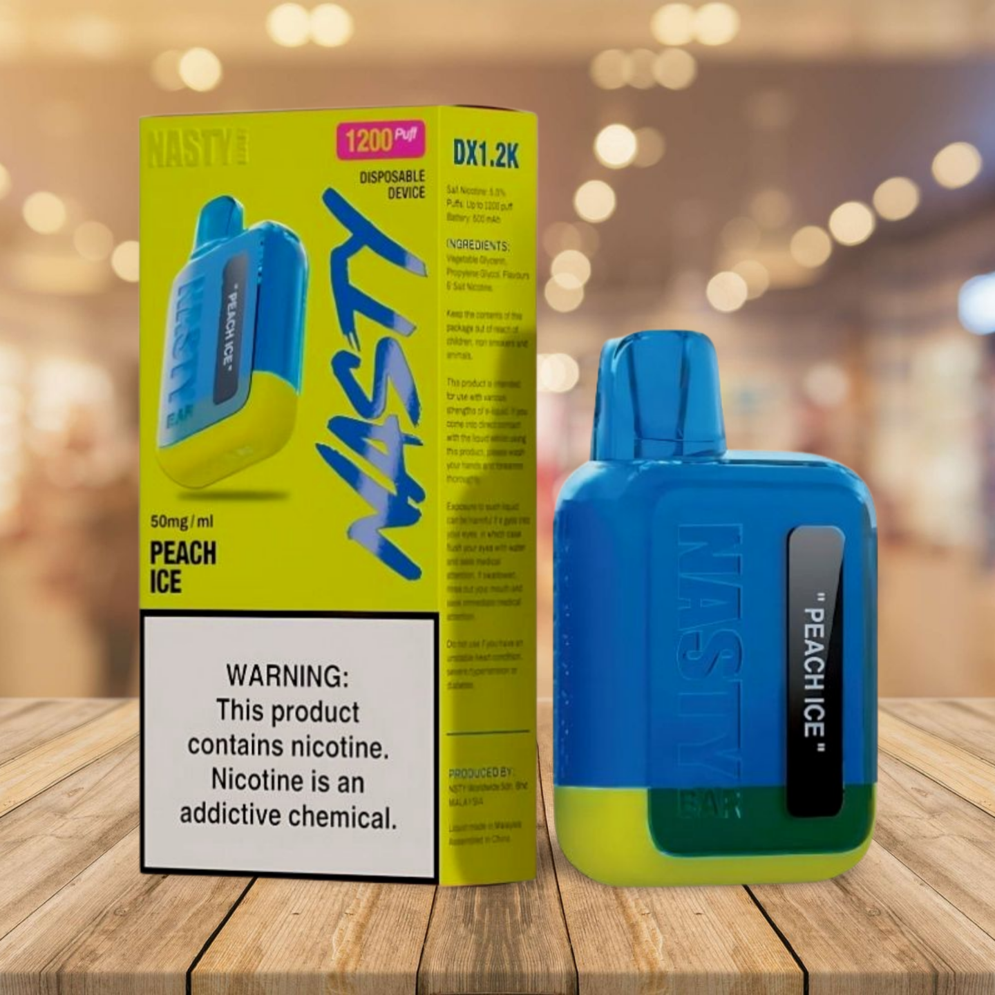 Nasty Bar 1.2k - Peach Ice