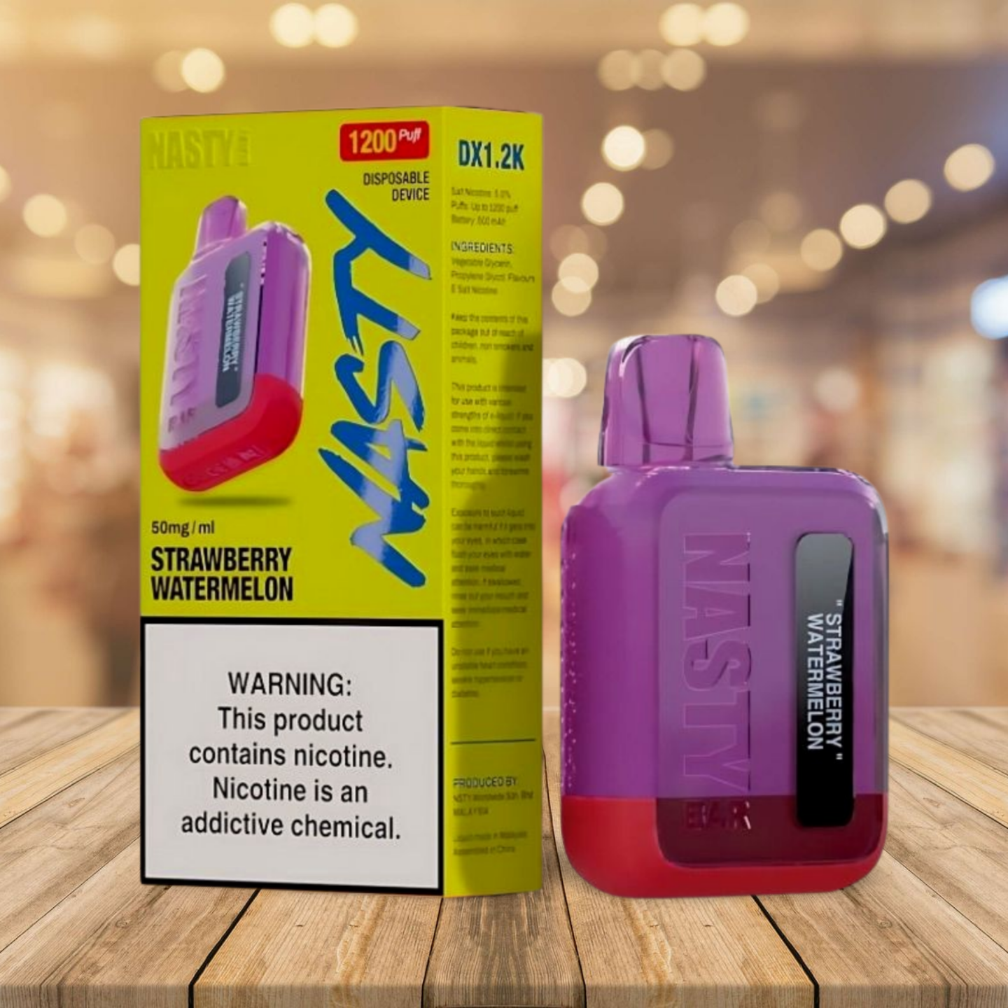 Nasty Bar 1.2k - Strawberry Watermelon