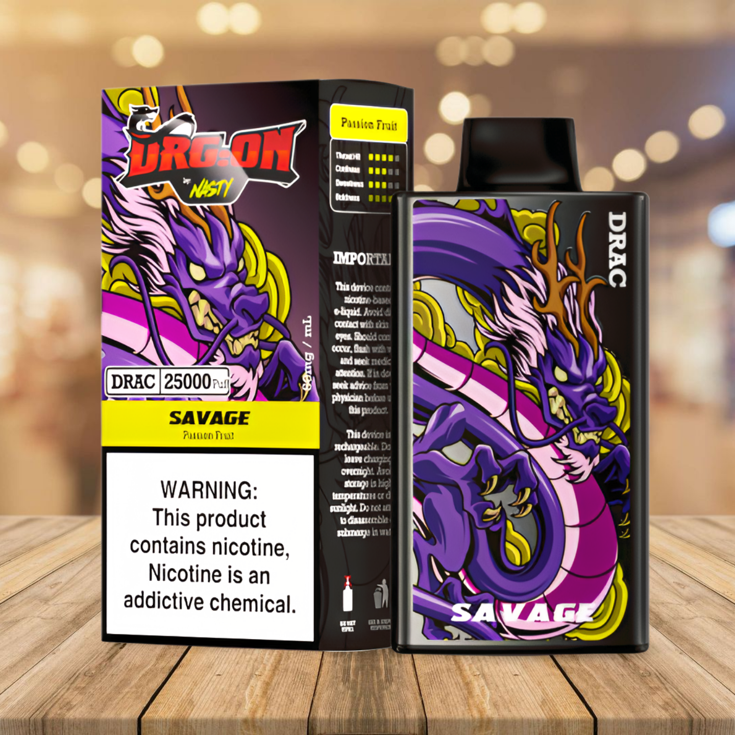 Nasty Dragon 25k - Savage (Passion Fruit)