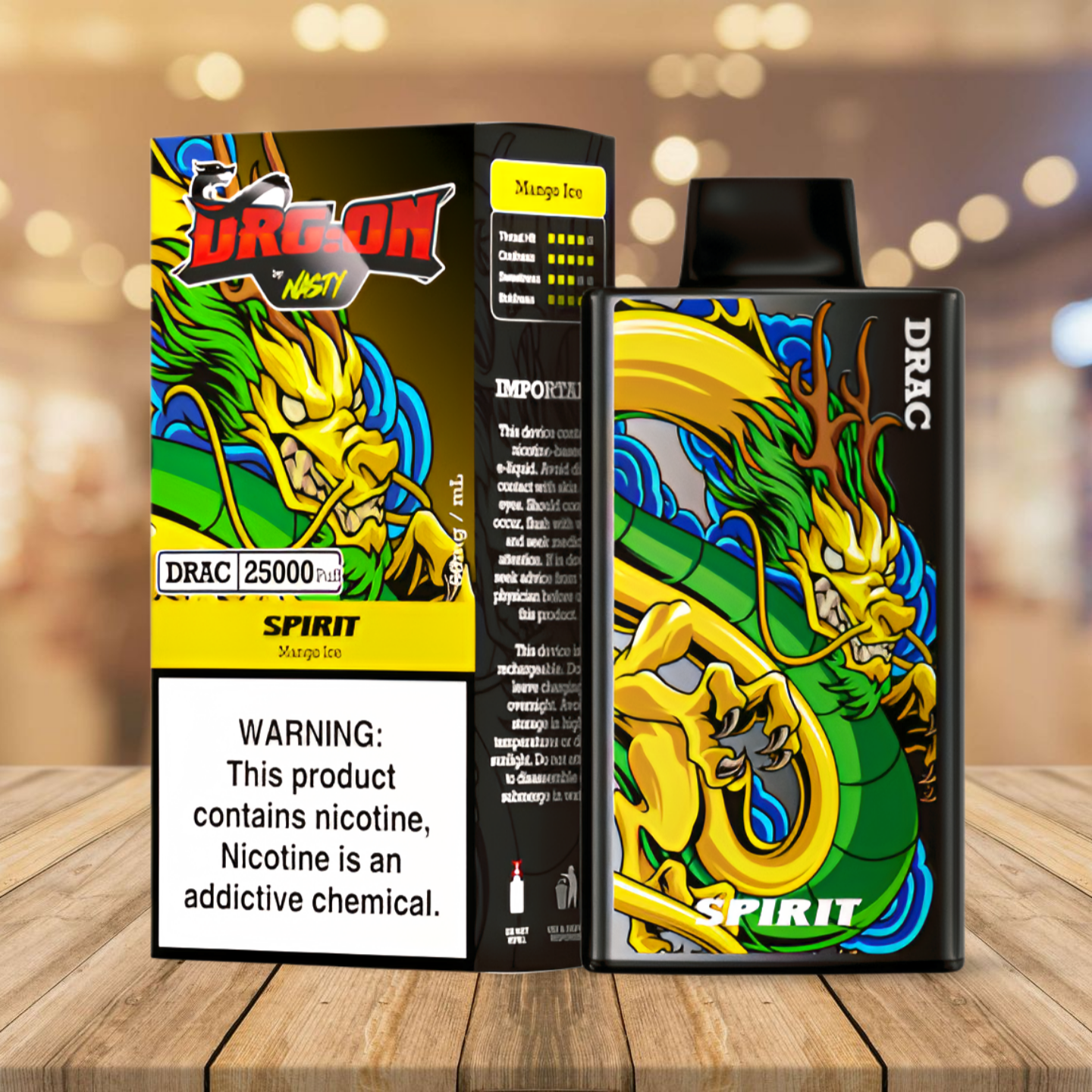 Nasty Dragon 25k - Spirit (Mango Ice)