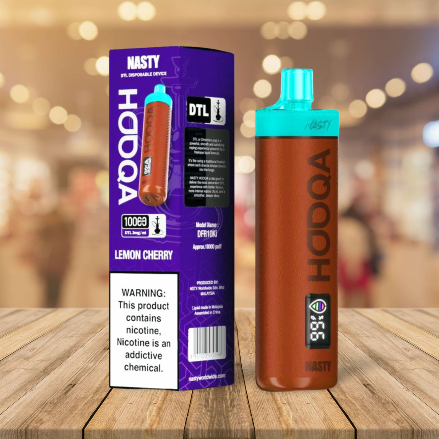 Nasty Hooqa 10k DTL - Lemon Cherry