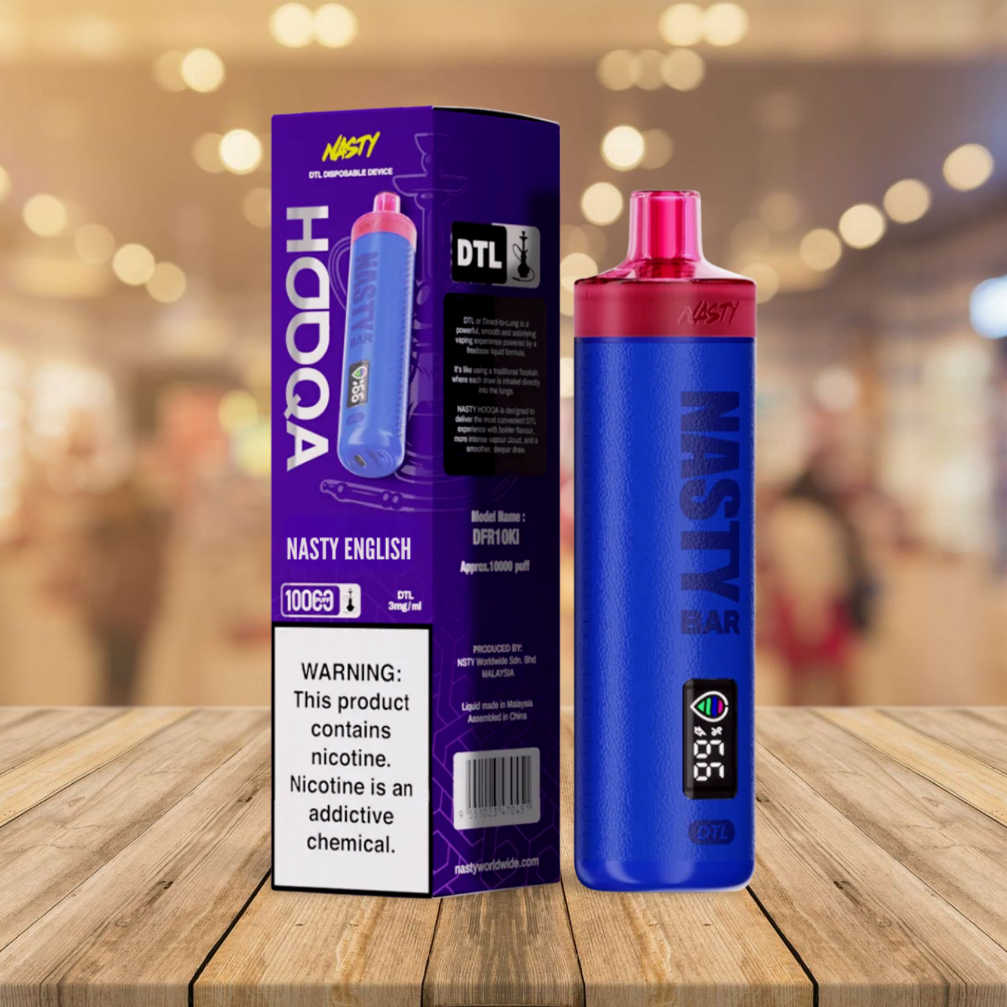 Nasty Hooqa 10k DTL - Nasty English