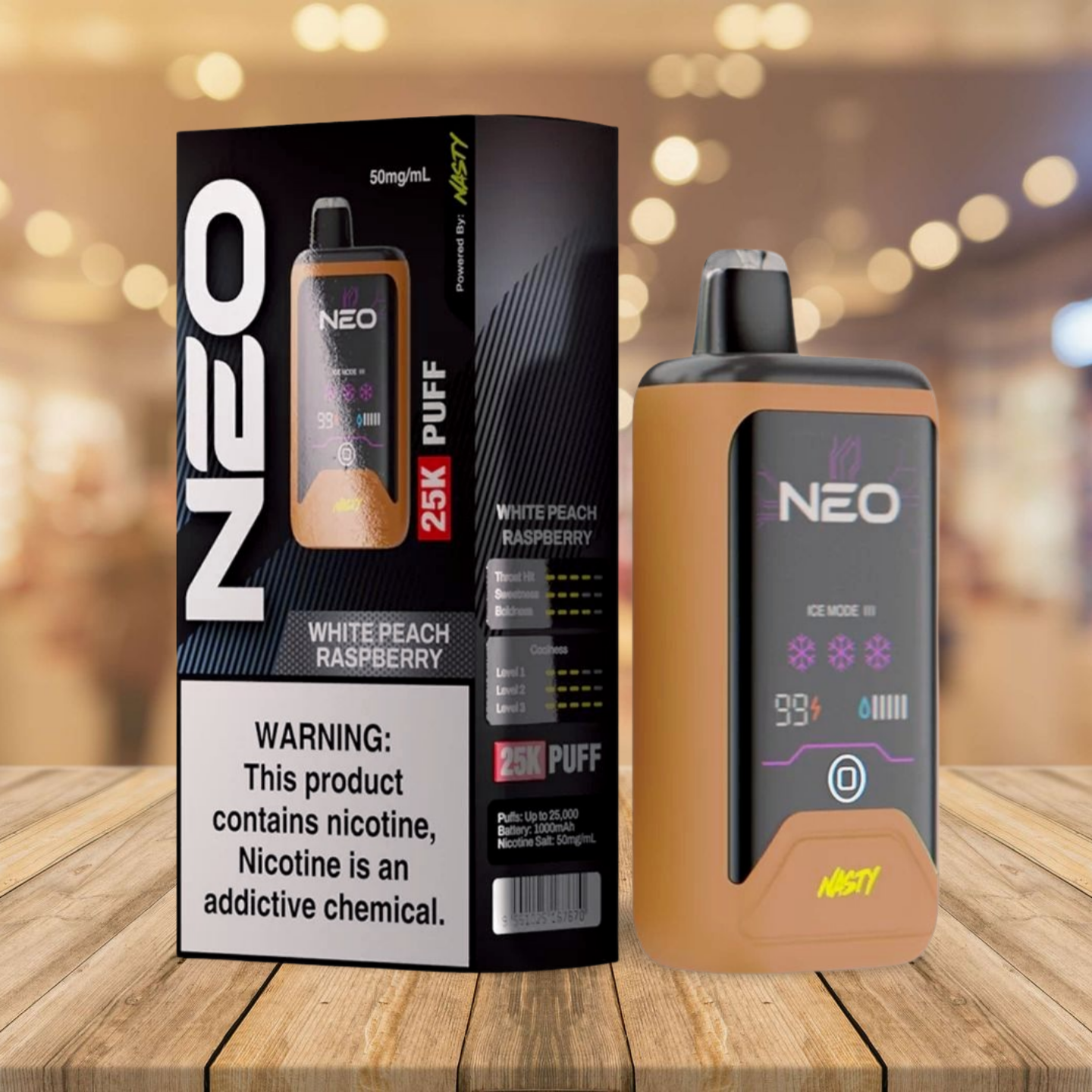 Nasty Neo 25k - White Peach Raspberry