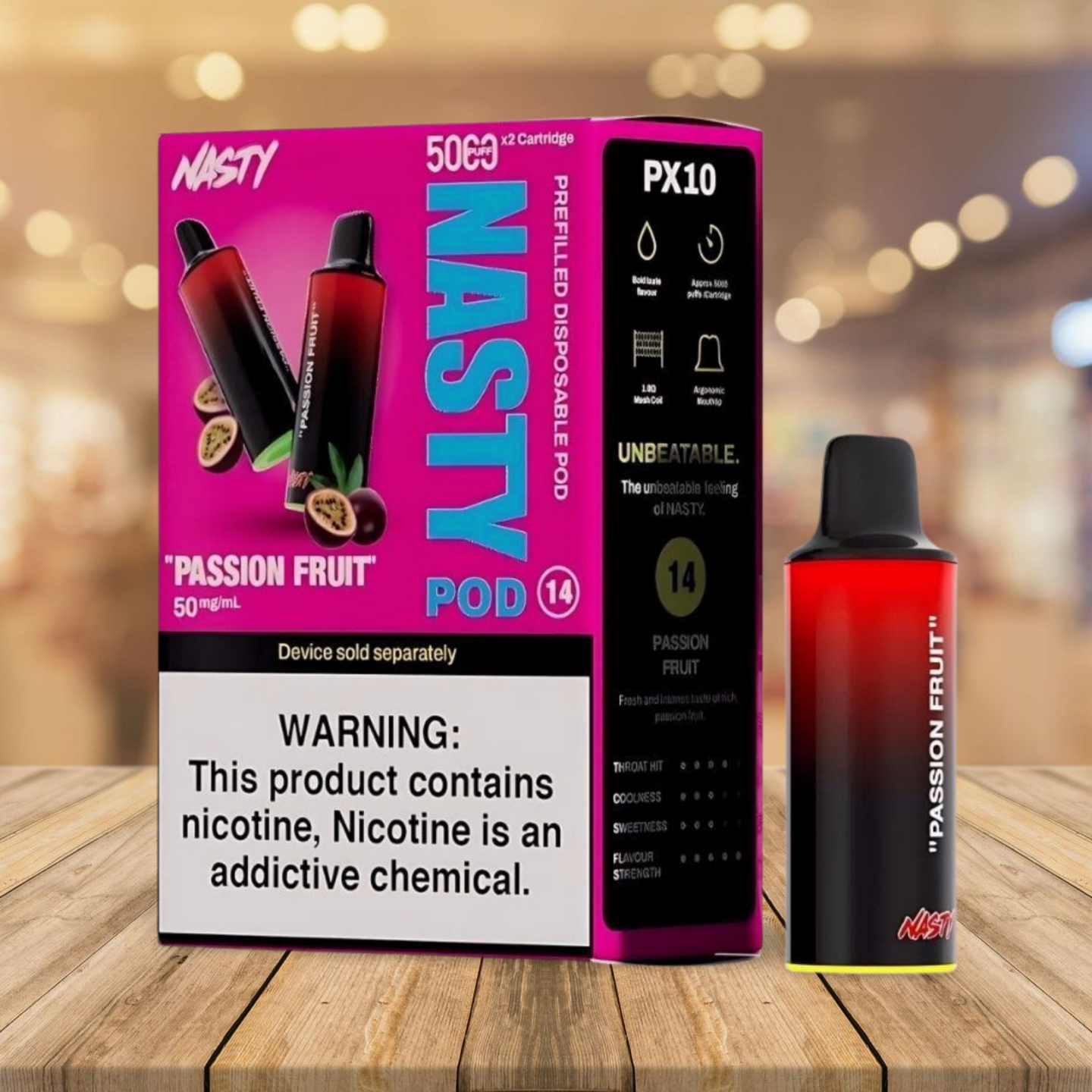 Nasty Pod PX10 (2 x 5000 Puffs) - Passion Fruit