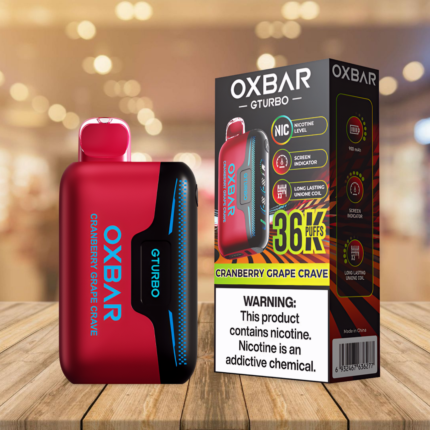 Oxbar GTurbo 36k - Cranberry Grape Crave