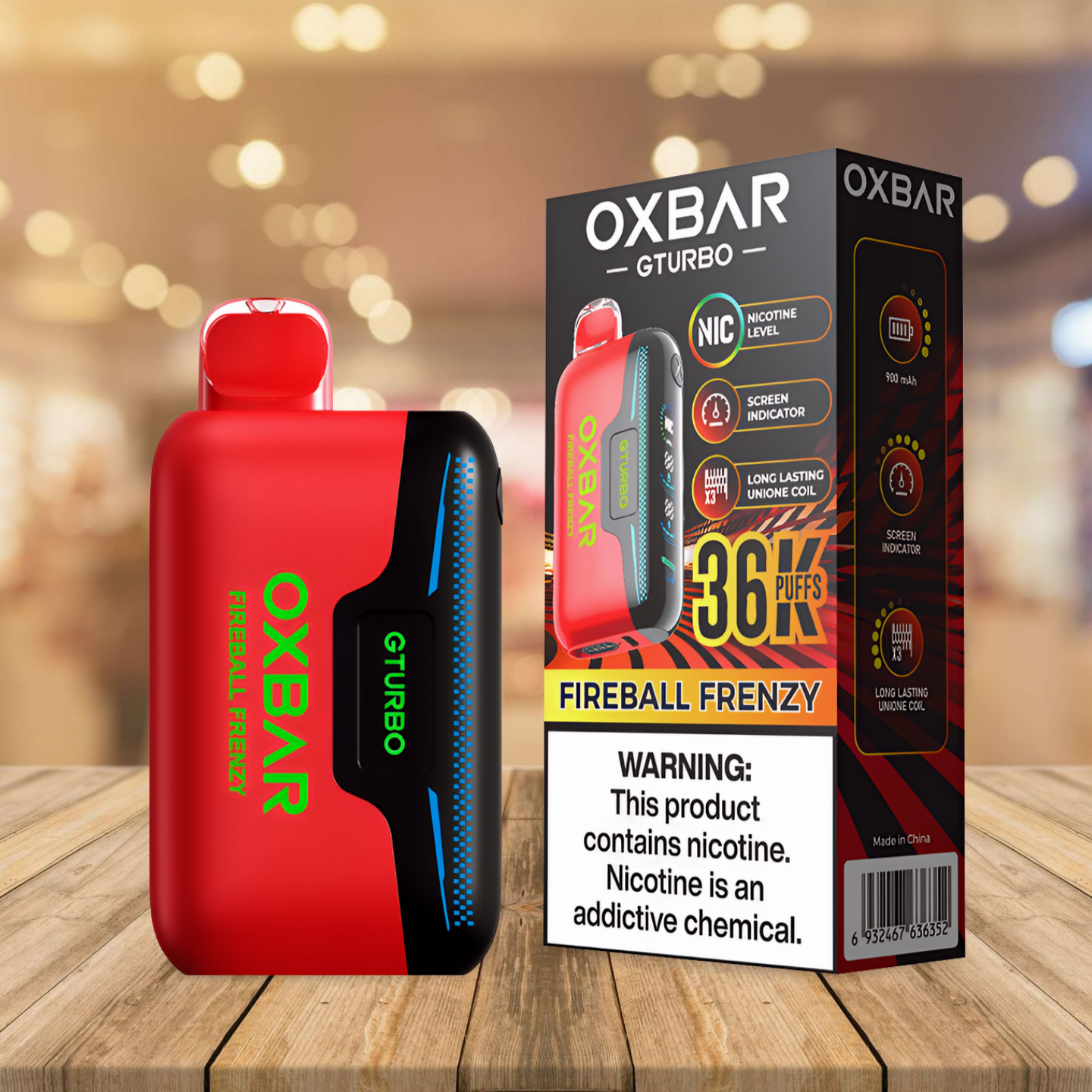 Oxbar GTurbo 36k - Fireball Frenzy