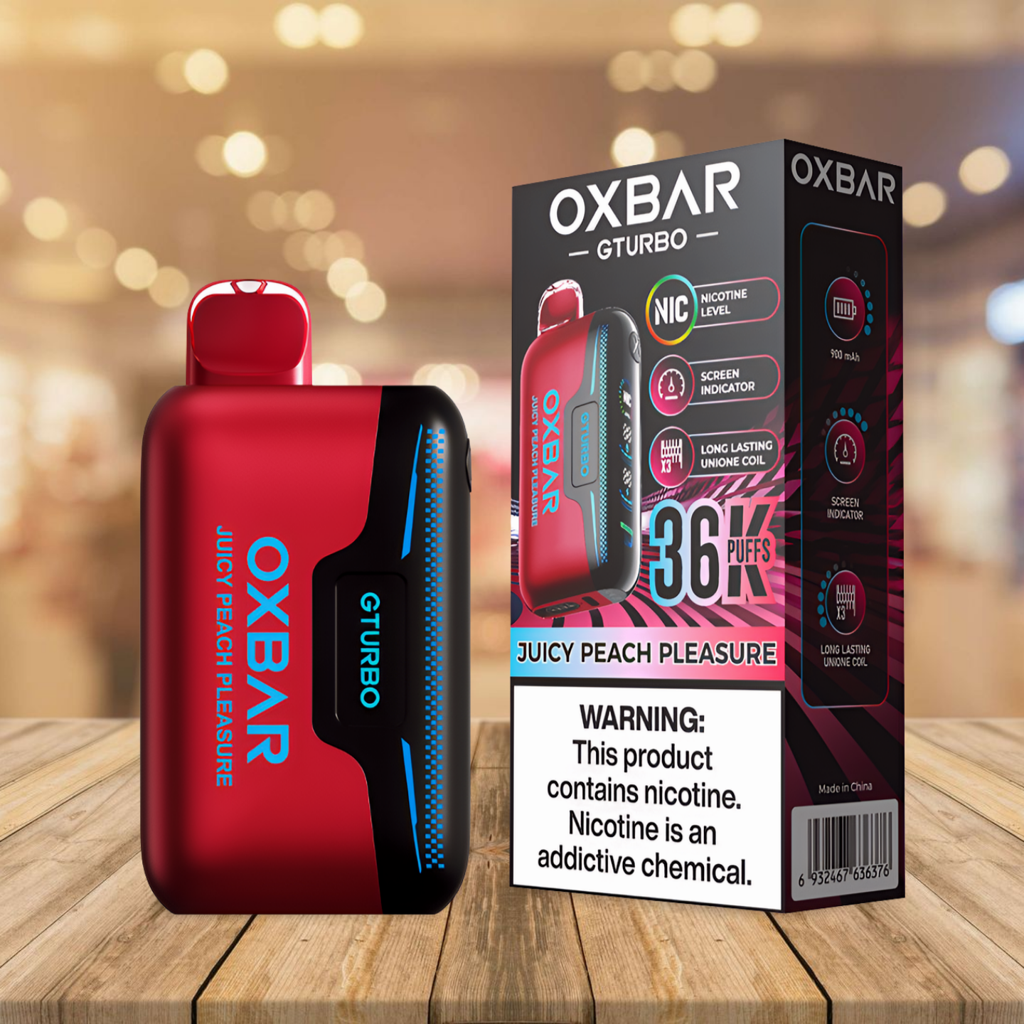 Oxbar GTurbo 36k - Juicy Peach Pleasure