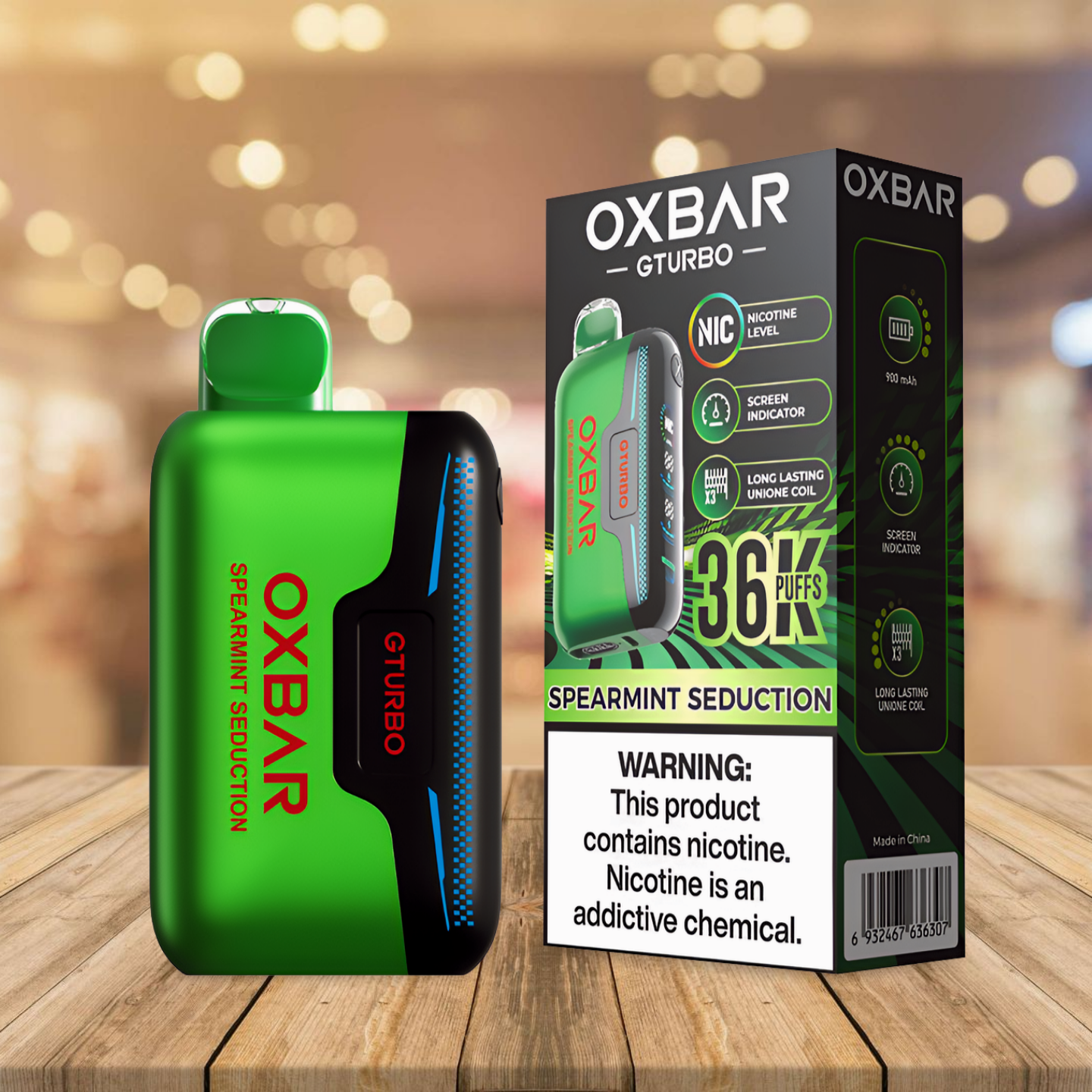 Oxbar GTurbo 36k - Spearmint Seduction