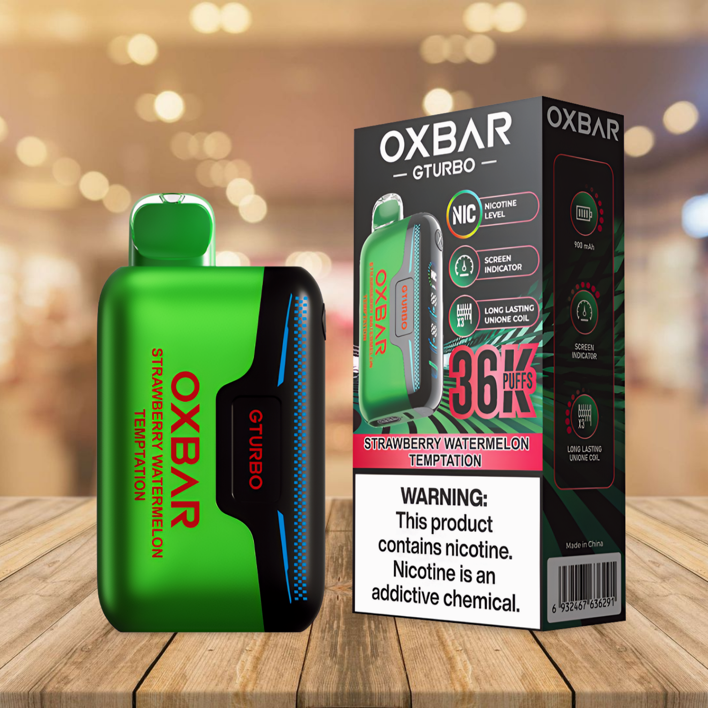 Oxbar GTurbo 36k - Strawberry Watermelon Temptation