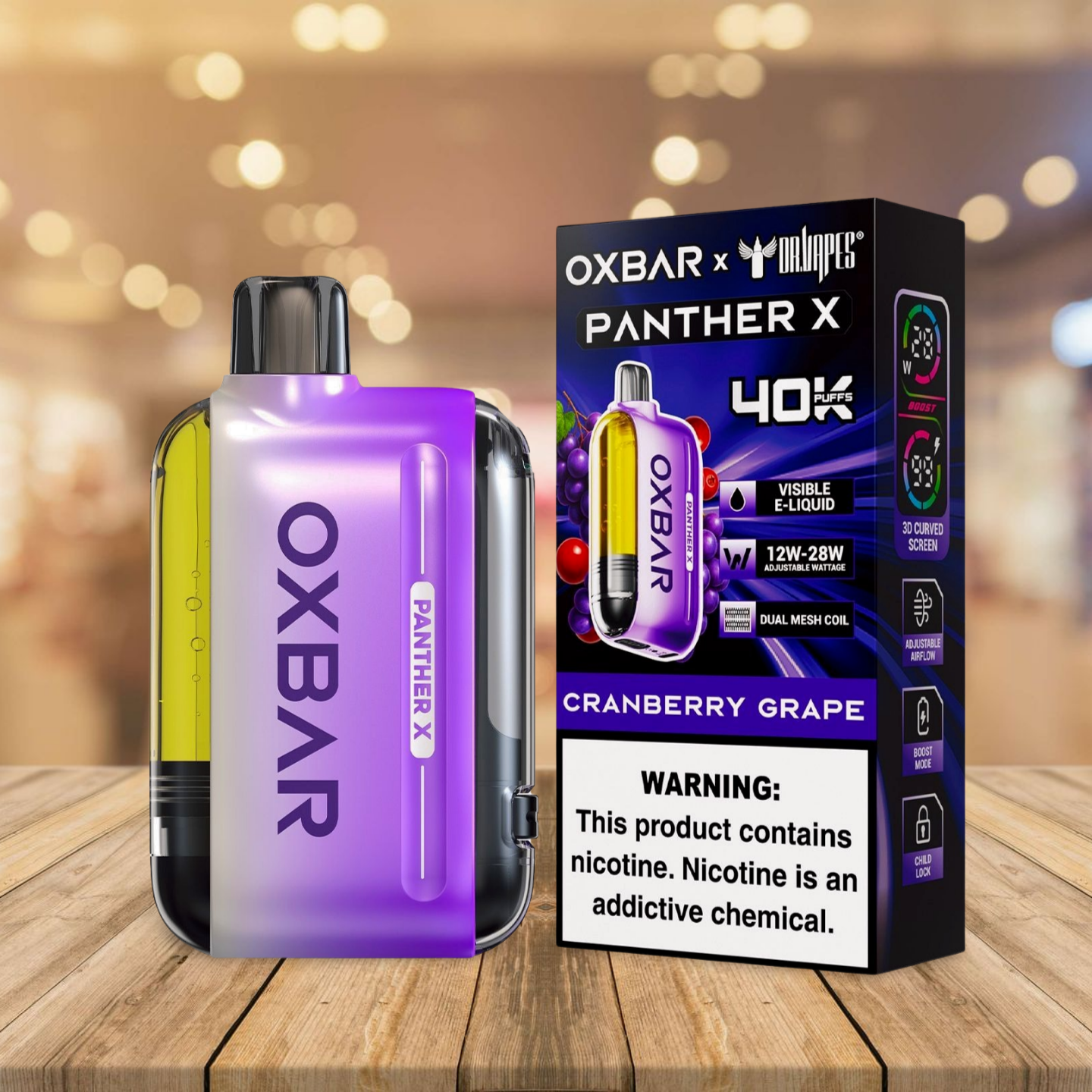 Oxbar X Dr Vapes 40K - Cranberry Grape