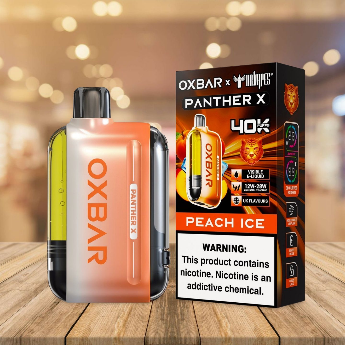 Oxbar X Dr Vapes 40K - Peach Ice