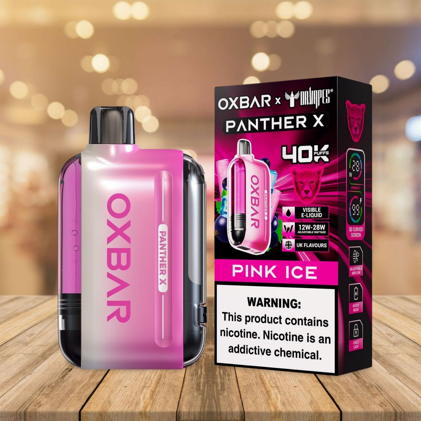 Oxbar X Dr Vapes 40K - Pink Ice
